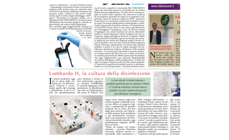 Il Corriere della Sera – Lombarda H, la cultura della disinfezione